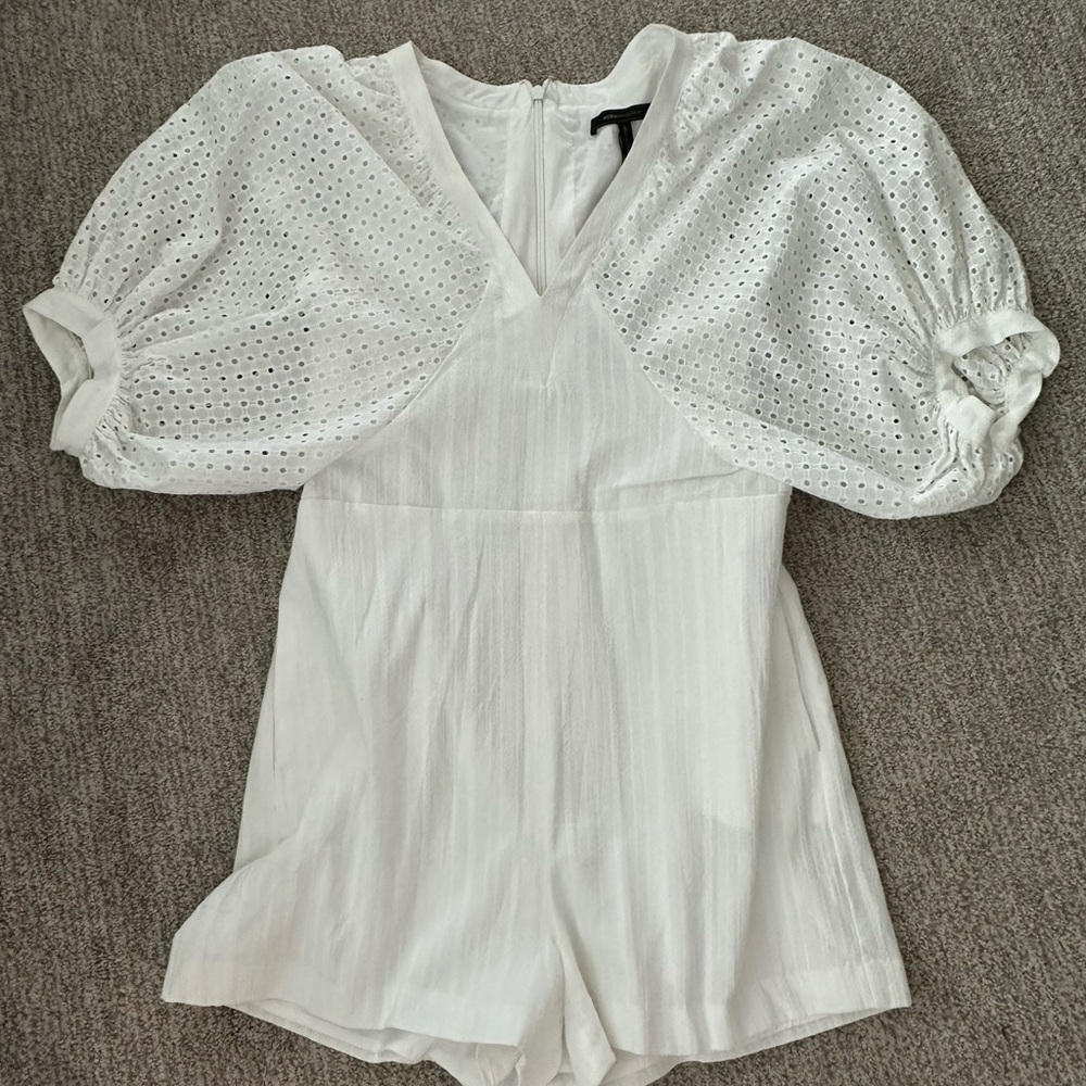 BCBGMaxAzria Off White Dress